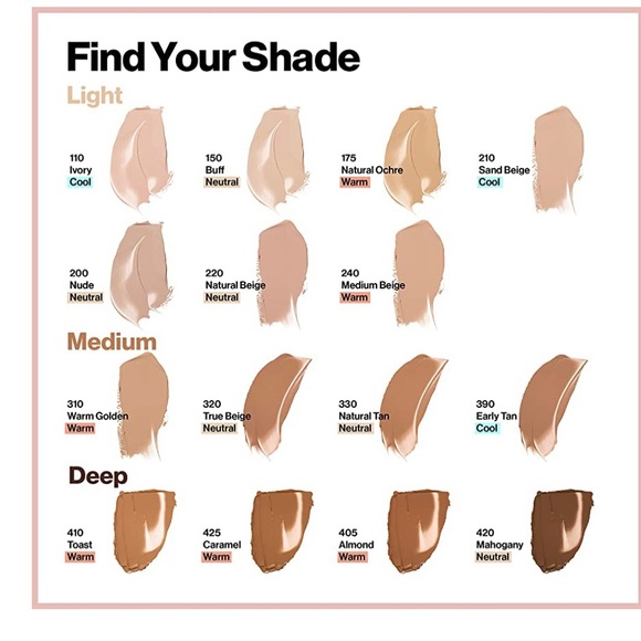 NWT Set of 2 - 390 Tan Revlon ColorStay Full Cover Longwear Matte Foundation - Picture 7 of 8